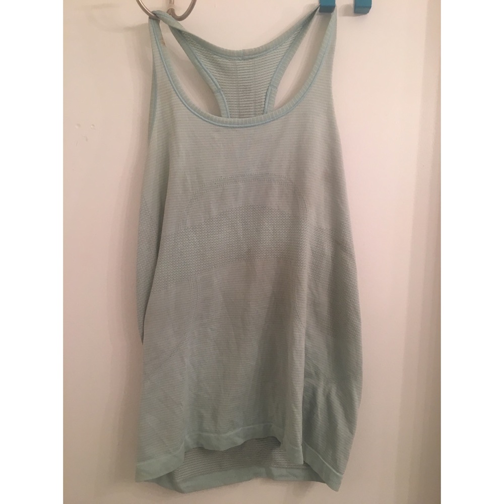 Mint lululemon swiftly tech tank